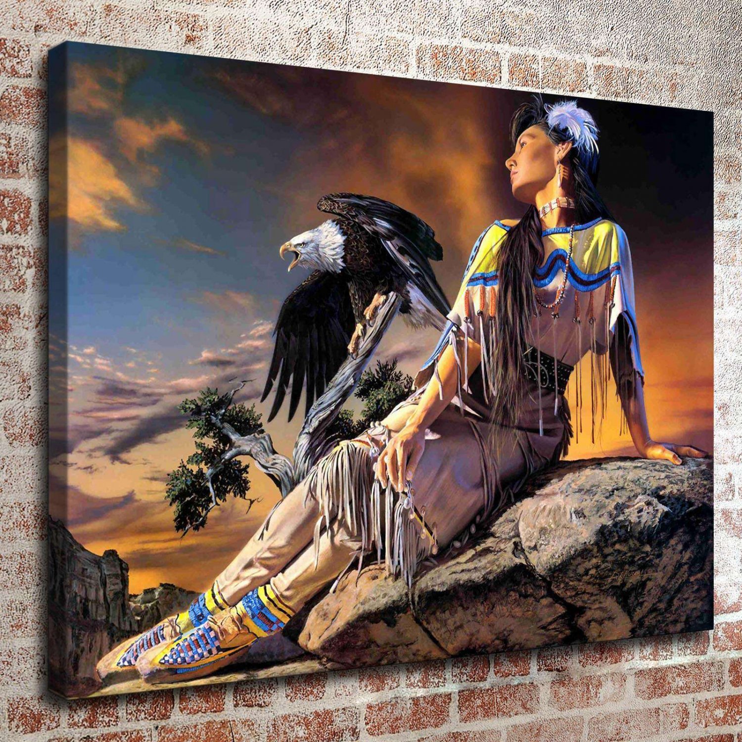 David E. Kucera  20x16 inch FRAMED CANVAS PRINT