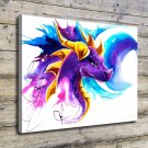 Water Dragon  20x16 inch FRAMED CANVAS PRINT