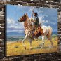Free life  20x16 inch FRAMED CANVAS PRINT