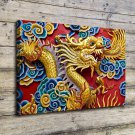 Chinese Dragon  20x16 inch FRAMED CANVAS PRINT