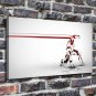Comic superman  20x16 inch FRAMED CANVAS PRINT