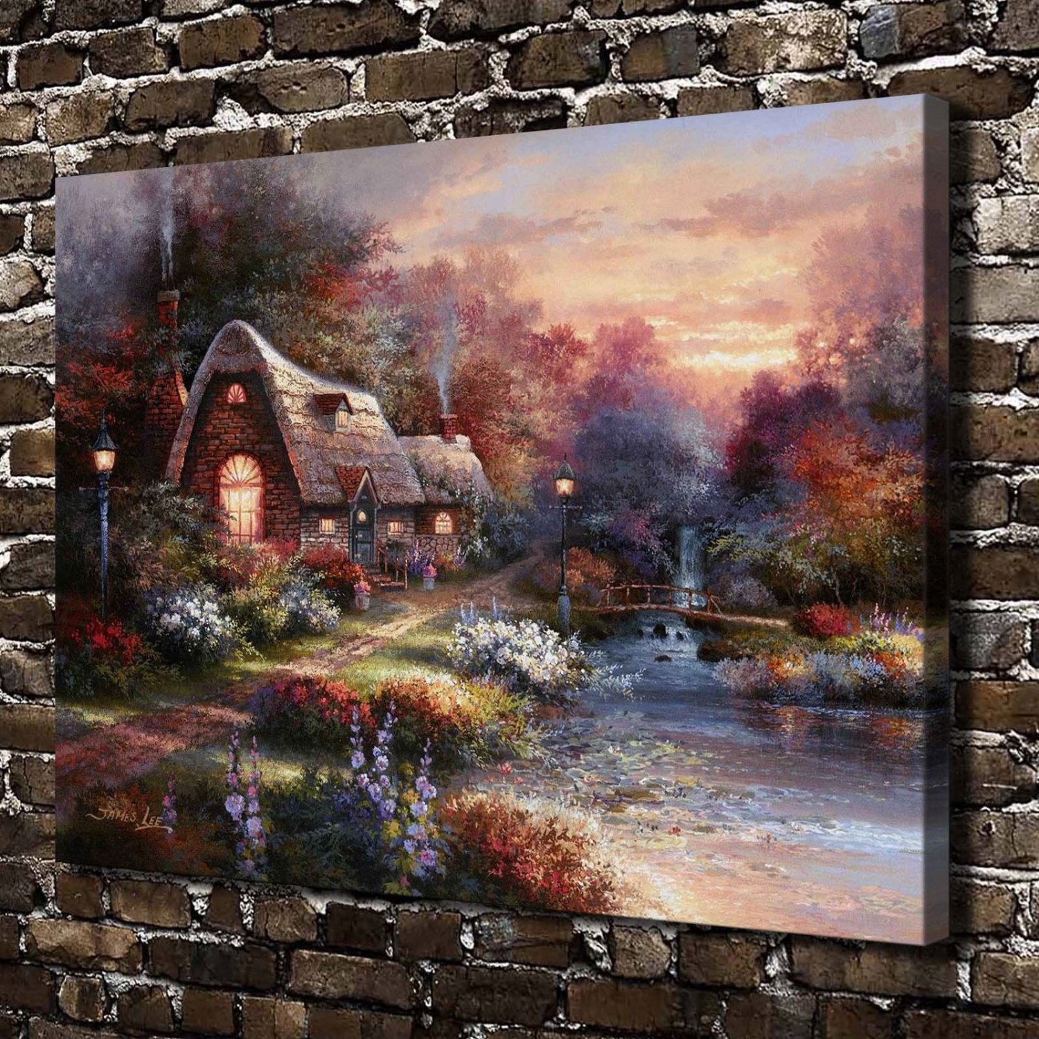 Arcadia  20x16 inch FRAMED CANVAS PRINT