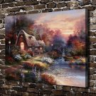 Arcadia  20x16 inch FRAMED CANVAS PRINT