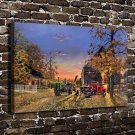 A Time of Plenty  20x16 inch FRAMED CANVAS PRINT