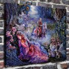 Enchanted forest Paintings  20x16 inch FRAMED CANVAS PRINT