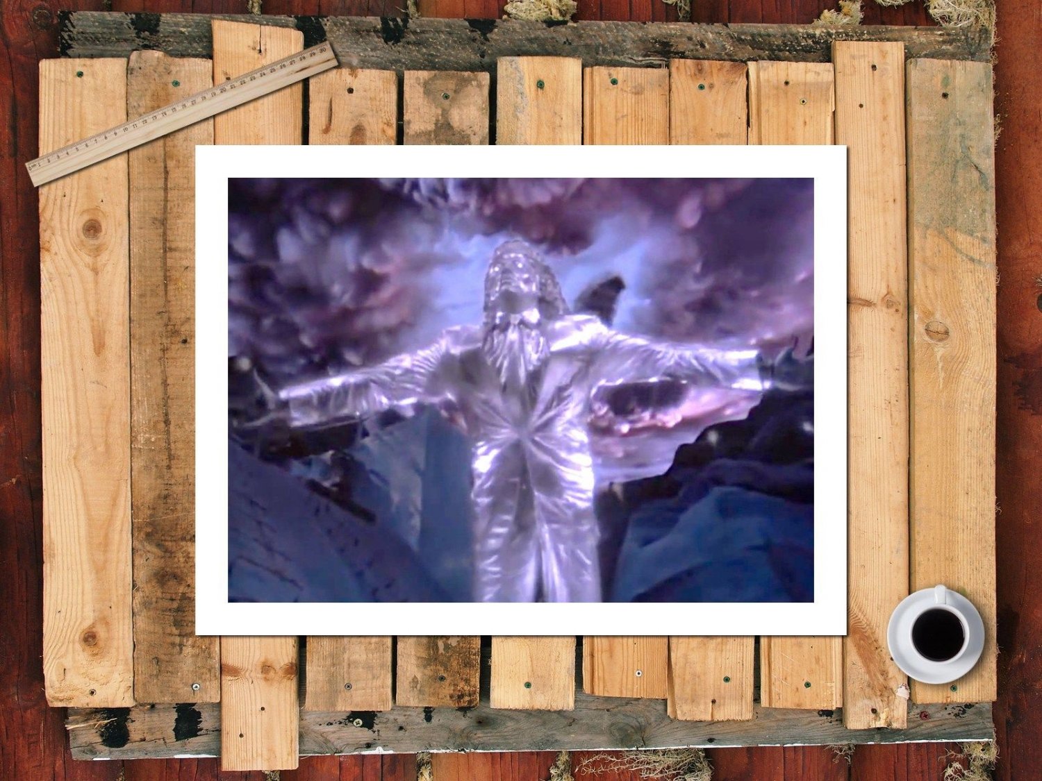 Michael Moonwalker  20x16 inch FRAMED CANVAS PRINT