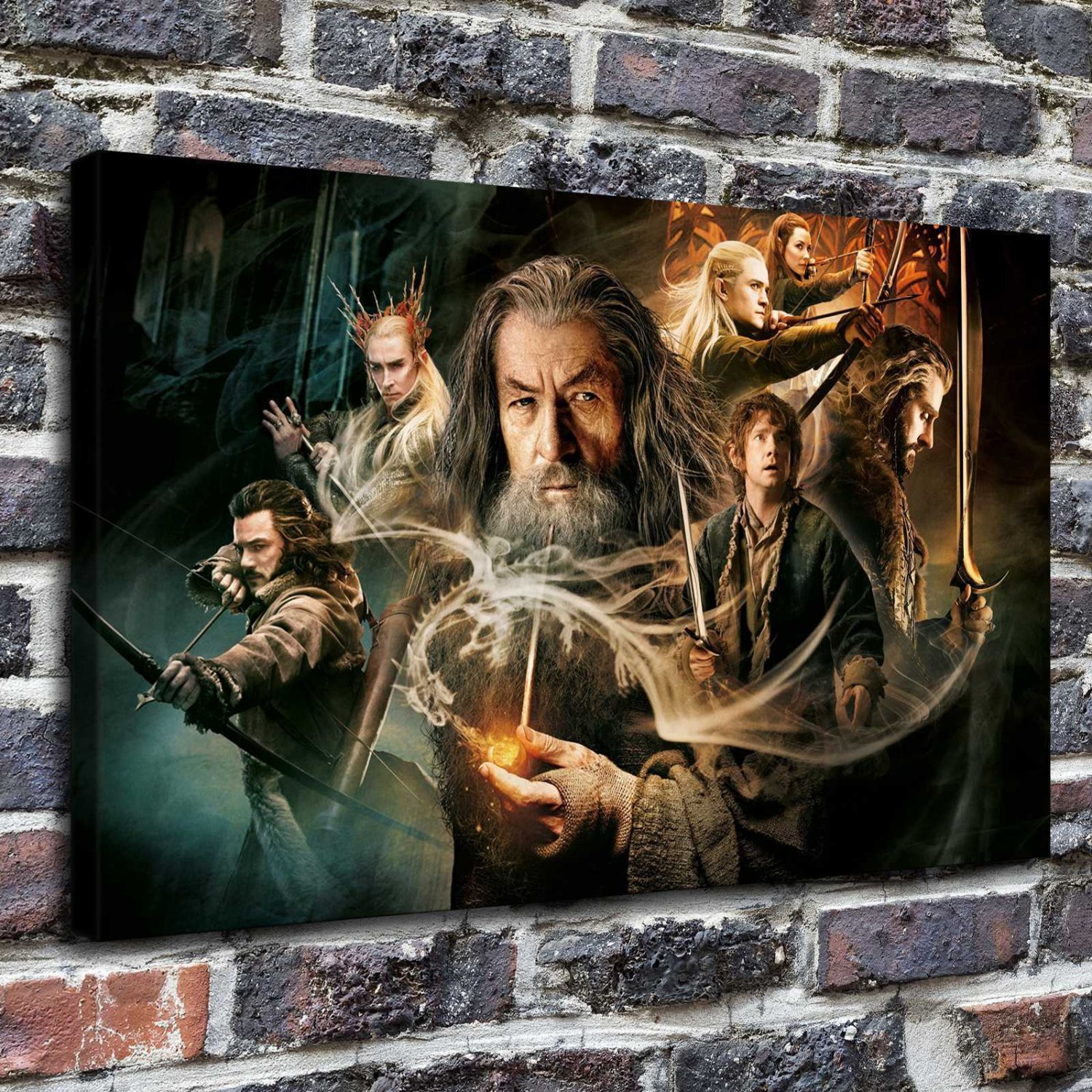 The Hobbit  20x16 inch FRAMED CANVAS PRINT
