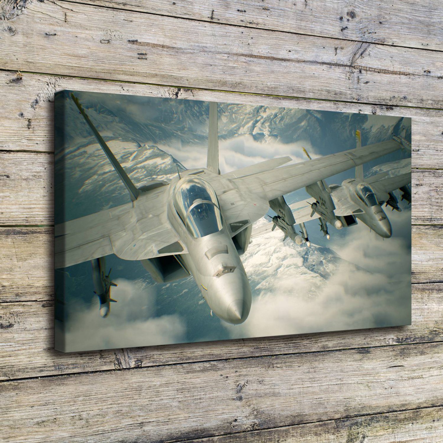 Northern Lights  20x16 inch FRAMED CANVAS PRINT