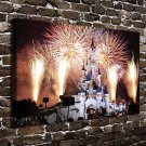 The festival atmosphere  20x16 inch FRAMED CANVAS PRINT