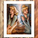 A pair of good friend  20x16 inch FRAMED CANVAS PRINT