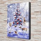 The Christmas Tree  20x16 inch FRAMED CANVAS PRINT