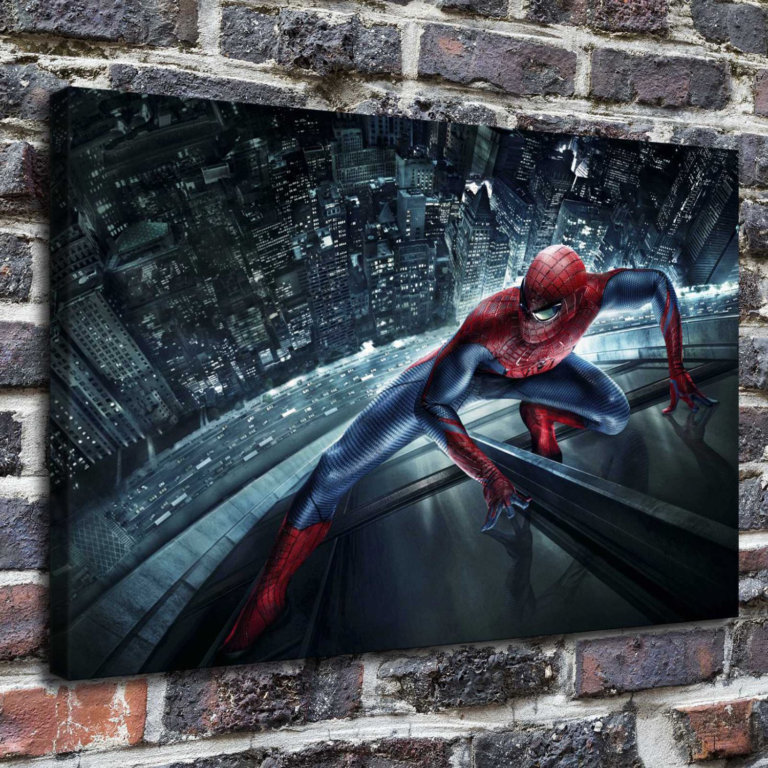 Spider man  20x16 inch FRAMED CANVAS PRINT