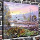 Hunting place  20x16 inch FRAMED CANVAS PRINT