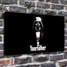 Darth Vader, Star  20x16 inch FRAMED CANVAS PRINT