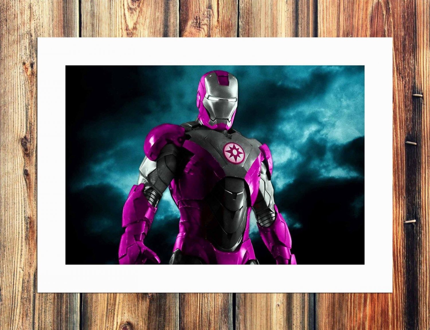 Iron Man  20x16 inch FRAMED CANVAS PRINT