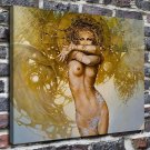 Naked women  20x16 inch FRAMED CANVAS PRINT