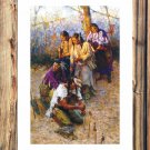 Ordinary Figures  20x16 inch FRAMED CANVAS PRINT