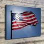 Flag Day USA Event  20x16 inch FRAMED CANVAS PRINT