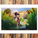 Vidia and Tinker  20x16 inch FRAMED CANVAS PRINT