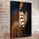 39-Animal Horse Landscape  20x16 inch FRAMED CANVAS PRINT