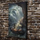 Abandoned Ship  20x16 inch FRAMED CANVAS PRINT