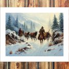 Keepers the Secret  20x16 inch FRAMED CANVAS PRINT