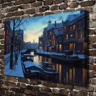 At the gate of  20x16 inch FRAMED CANVAS PRINT