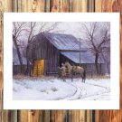 Fathers and children  20x16 inch FRAMED CANVAS PRINT