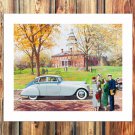 The tree and the car  20x16 inch FRAMED CANVAS PRINT