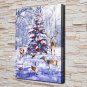 The Christmas Tree  20x16 inch FRAMED CANVAS PRINT