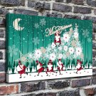 Christmas tree  20x16 inch FRAMED CANVAS PRINT