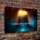 Close Encounters Painting  20x16 inch FRAMED CANVAS PRINT