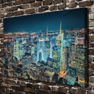 New York City Paintings  20x16 inch FRAMED CANVAS PRINT