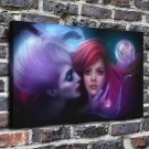 little mermaid Painting  20x16 inch FRAMED CANVAS PRINT