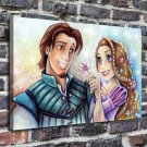 Flynn Rapunzel Painting Painting  20x16 inch FRAMED CANVAS PRINT