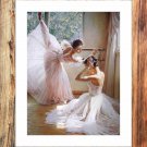 Ballet dancing  20x16 inch FRAMED CANVAS PRINT