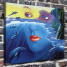 Juan Medina  20x16 inch FRAMED CANVAS PRINT