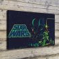Star War Vader Luke  20x16 inch FRAMED CANVAS PRINT