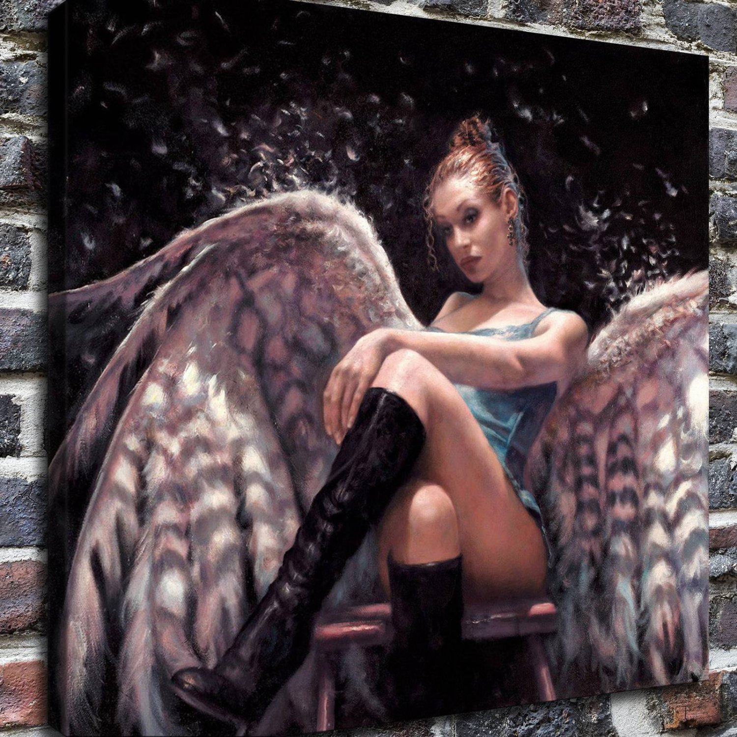 Hamish blakely flutter  20x16 inch FRAMED CANVAS PRINT