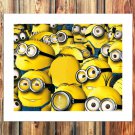 Minions 2015 paper  20x16 inch FRAMED CANVAS PRINT