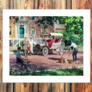 Sailboat  20x16 inch FRAMED CANVAS PRINT