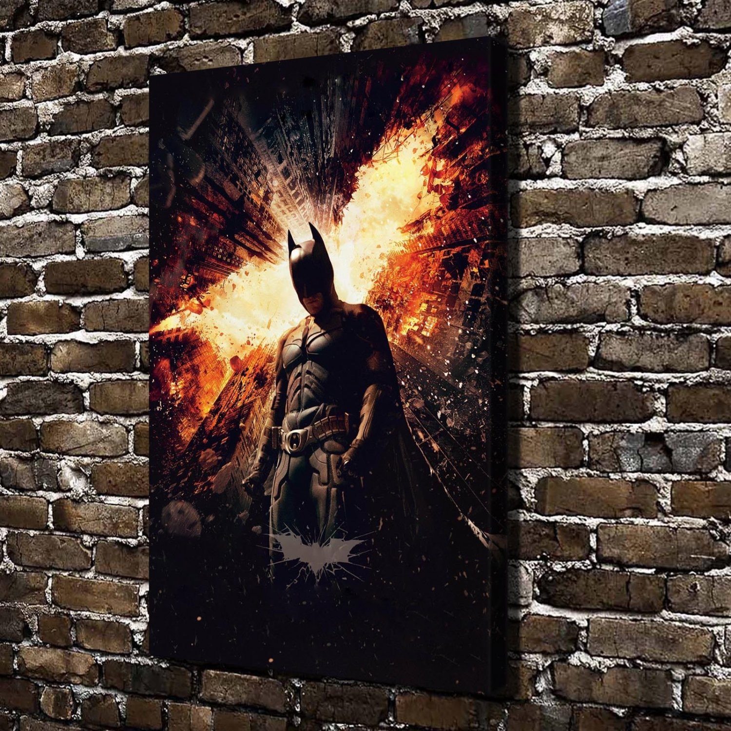 DC Batman Paintings  20x16 inch FRAMED CANVAS PRINT