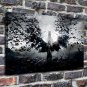 Black batman Paintings  20x16 inch FRAMED CANVAS PRINT