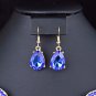 Large Sexy Austrian Rhinestone Crystal Bib Necklace Earrings Set Bridal Prom N27