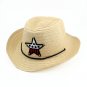 Boy's Girl's Wheat Summer Wide Brim Floppy Cowboy Beach Sun Visor Hat HK19