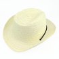 Boy's Girl's Cream White Summer Wide Brim Floppy Cowboy Beach Sun Visor Hat HK22