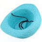 Boy's Girl's Blue Summer Wide Brim Floppy Cowboy Beach Sun Visor Hat HK20