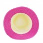 Girl's Hot Pink Summer Wide Brim Floppy Beach Sun Visor Hat with Handmade Bowknot HK3