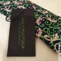 LILLY PULITZER VIA PALM BEACH MENS GECKO BLUE/GREEN 100% SILK MENS TIE