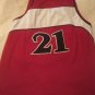 Authentic Brand XL Red Jersey Throwbacks Blacktop Edition 1986-1987 Atlanta 21